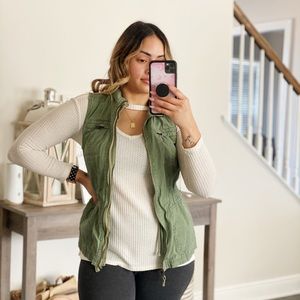 Merona Sleeveless Vest Utility Jacket